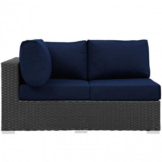 Sojourn Outdoor Patio Sunbrella® Left Arm Loveseat