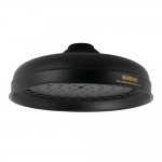 Kingston Brass Victorian 8-Inch Raindrop Showerhead with 91 Water Channels, Matte Black