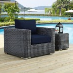 Summon Outdoor Patio Fabric Sunbrella® Armchair