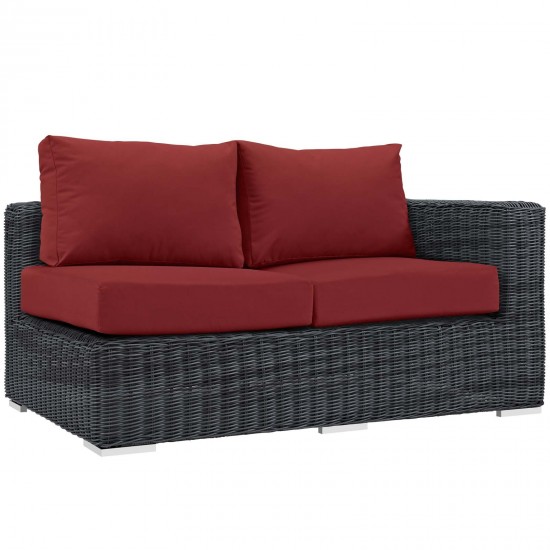 Summon Outdoor Patio Sunbrella® Right Arm Loveseat