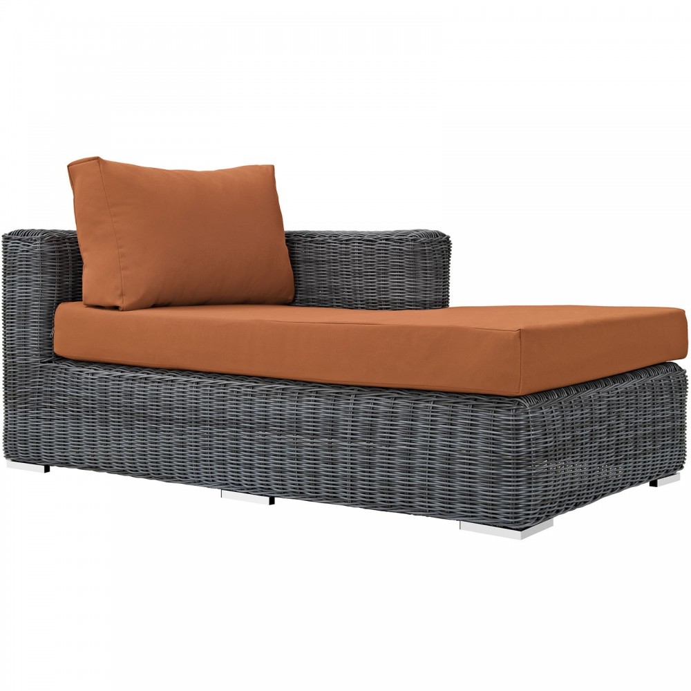 Summon Outdoor Patio Sunbrella® Right Arm Chaise Summon Outdoor Patio Sunbrella® Right Arm Chaise