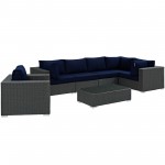 Sojourn 7 Piece Outdoor Patio Sunbrella® Sectional Set