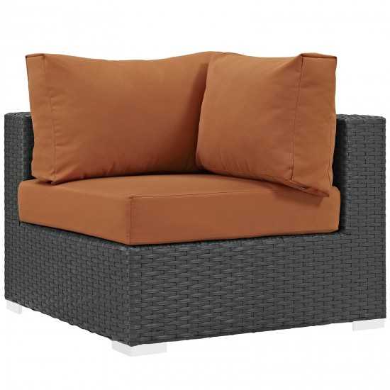Sojourn 5 Piece Outdoor Patio Sunbrella® Sectional Set