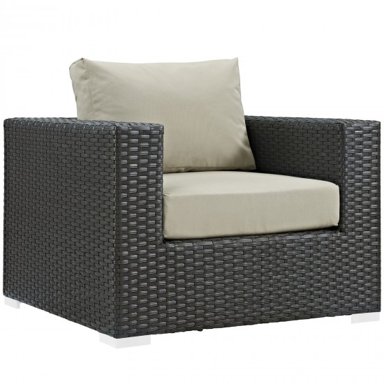 Sojourn 3 Piece Outdoor Patio Sunbrella® Sectional Set