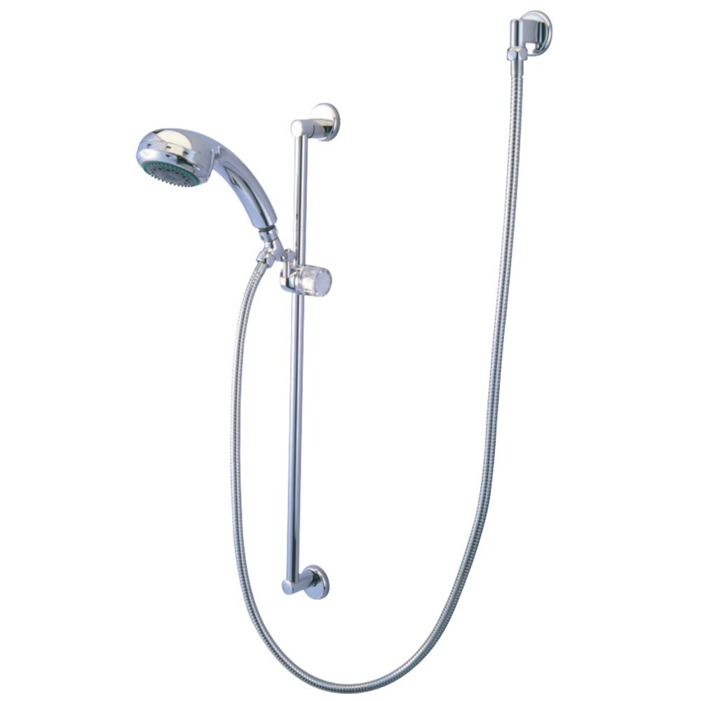 Kingston Brass Shower Combo, Polished Chrome