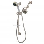 Kingston Brass Shower Combo, Brushed Nickel