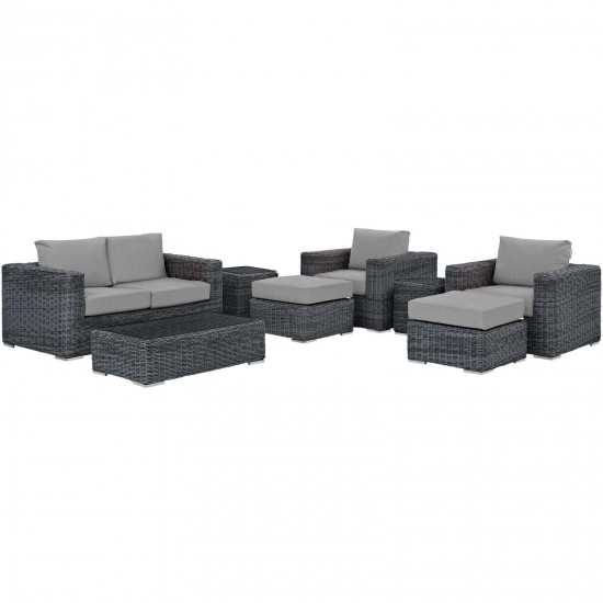 Summon 8 Piece Outdoor Patio Sunbrella® Sectional Set