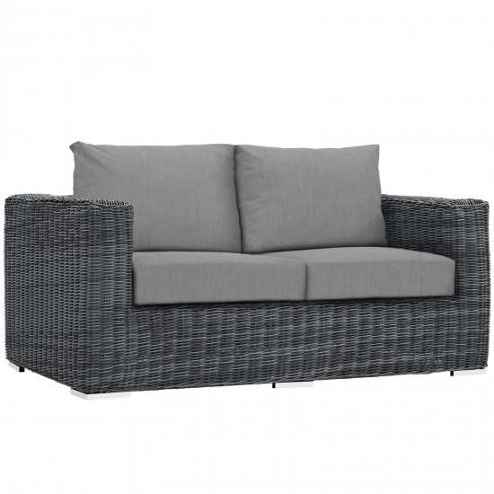 Summon 8 Piece Outdoor Patio Sunbrella® Sectional Set