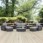 Summon 8 Piece Outdoor Patio Sunbrella® Sectional Set