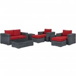 Summon 8 Piece Outdoor Patio Sunbrella® Sectional Set