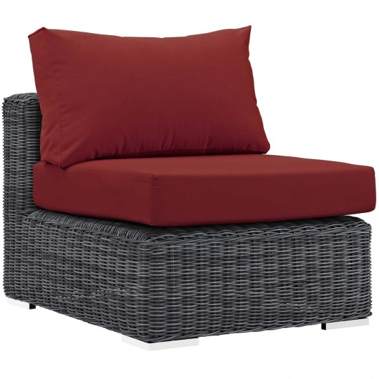 Summon 5 Piece Outdoor Patio Sunbrella® Sectional Set