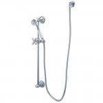 Kingston Brass Shower Combo, Polished Chrome