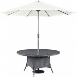 Summon 59" Round Outdoor Patio Dining Table