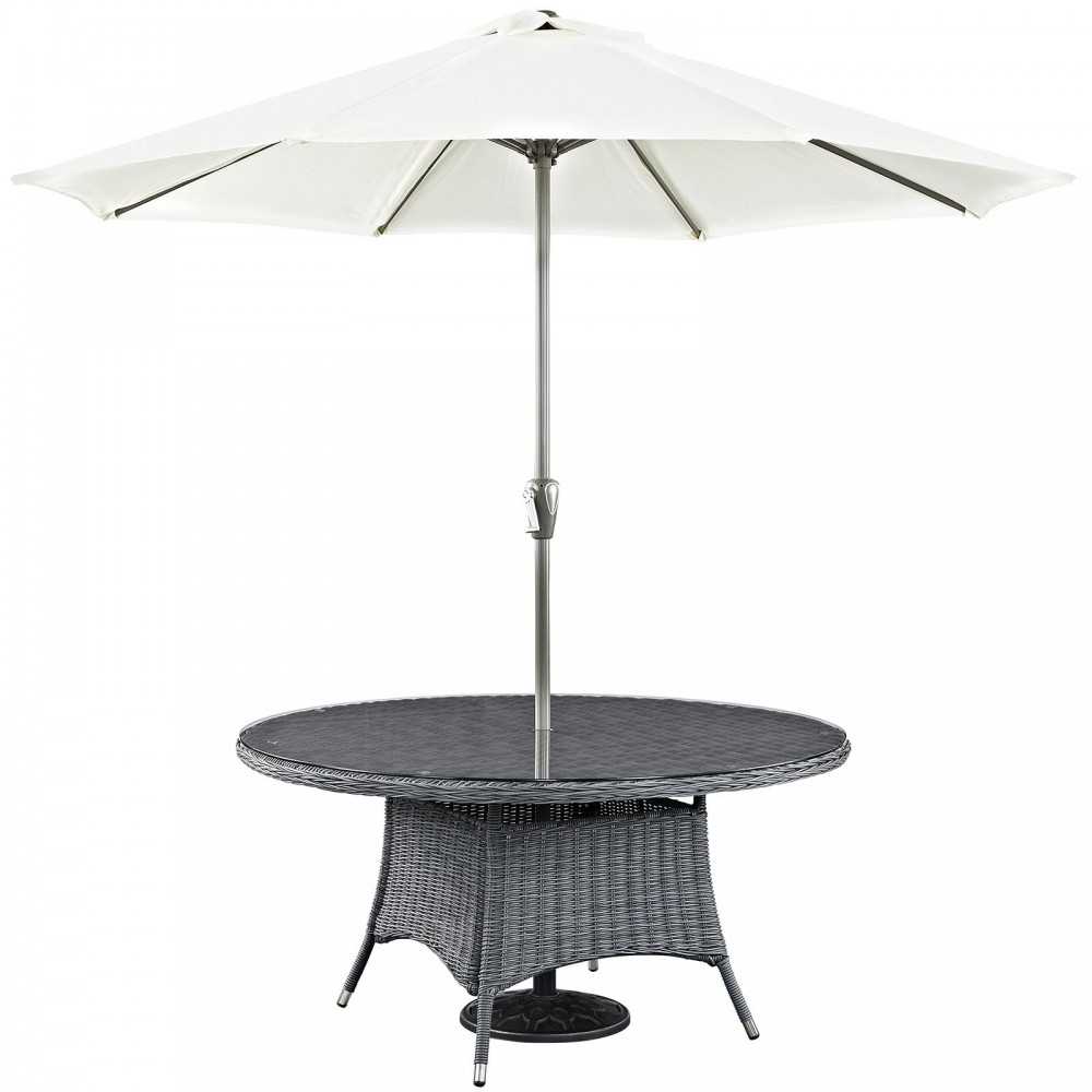Summon 59" Round Outdoor Patio Dining Table