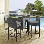 Sojourn 5 Piece Outdoor Patio Sunbrella® Pub Set