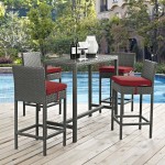 Sojourn 5 Piece Outdoor Patio Sunbrella® Pub Set