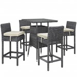 Summon 5 Piece Outdoor Patio Sunbrella® Pub Set