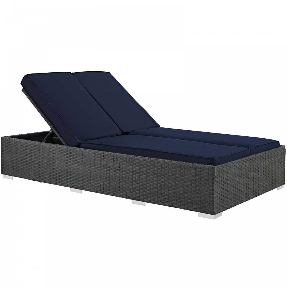 Sojourn Outdoor Patio Sunbrella® Double Chaise