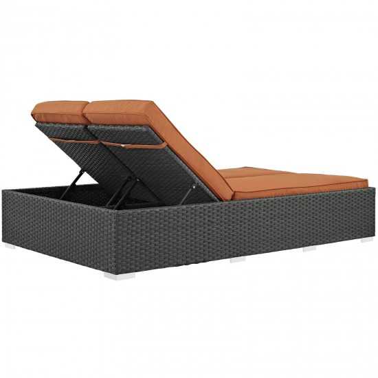 Sojourn Outdoor Patio Sunbrella® Double Chaise