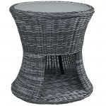 Summon Round Outdoor Patio Side Table