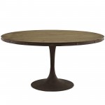 Drive 60" Round Wood Top Dining Table