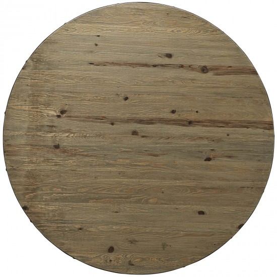 Drive 60" Round Wood Top Dining Table