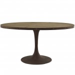 Drive 60" Oval Wood Top Dining Table