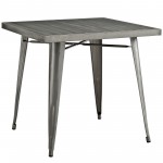 Alacrity Square Metal Dining Table