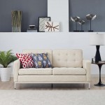 Loft Upholstered Fabric Loveseat