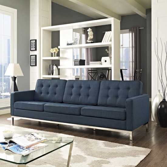 Loft Upholstered Fabric Sofa