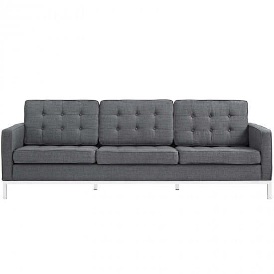 Loft Upholstered Fabric Sofa