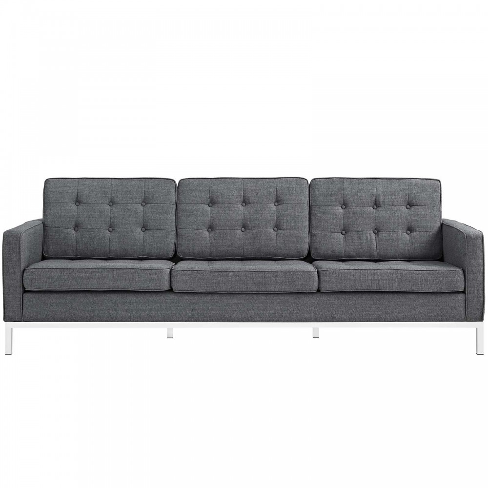 Loft Upholstered Fabric Sofa