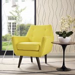 Posit Upholstered Fabric Armchair