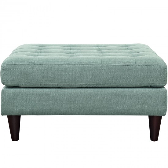 Empress Upholstered Fabric Large Ottoman