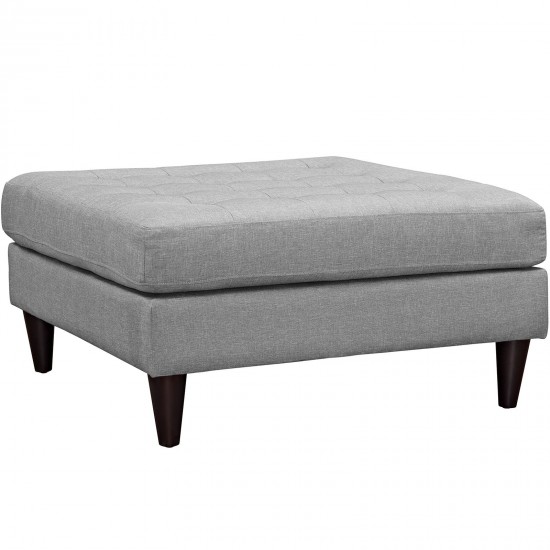 Empress Upholstered Fabric Large Ottoman