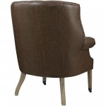 Chart Upholstered Vinyl Lounge Chair