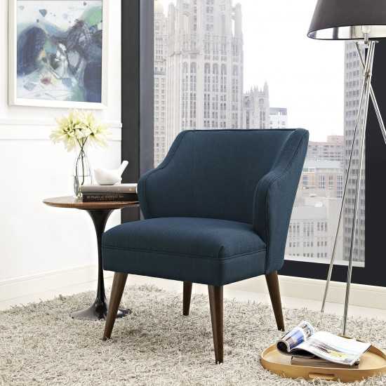 Swell Upholstered Fabric Armchair