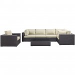 Convene 7 Piece Outdoor Patio Sectional Set