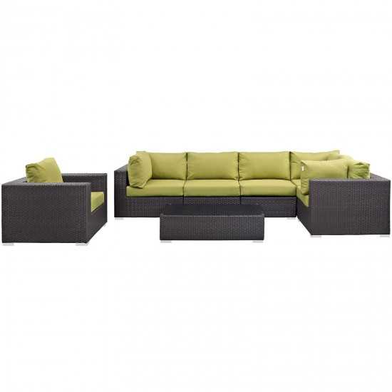 Convene 7 Piece Outdoor Patio Sectional Set