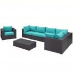 Convene 7 Piece Outdoor Patio Sectional Set