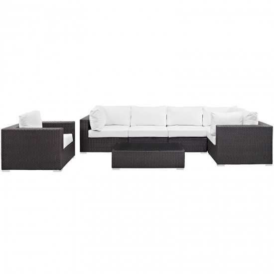 Convene 7 Piece Outdoor Patio Sectional Set