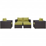 Convene 5 Piece Outdoor Patio Sofa Set