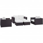 Convene 5 Piece Outdoor Patio Sofa Set