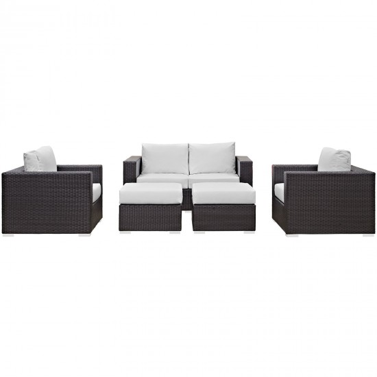 Convene 5 Piece Outdoor Patio Sofa Set