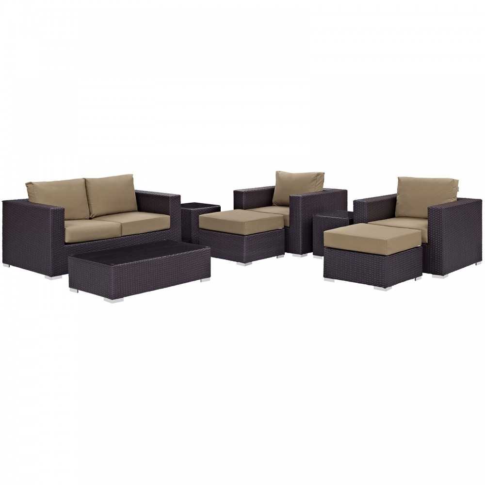 Convene 8 Piece Outdoor Patio Sofa Set