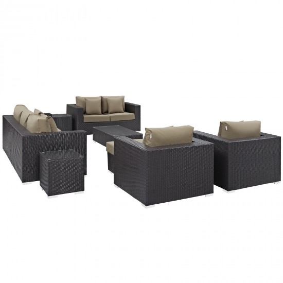 Convene 9 Piece Outdoor Patio Sofa Set