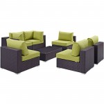 Convene 7 Piece Outdoor Patio Sectional Set