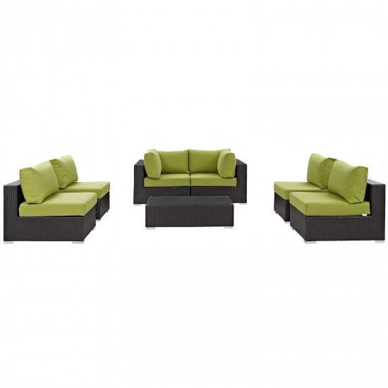 Convene 7 Piece Outdoor Patio Sectional Set