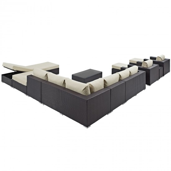 Convene 12 Piece Outdoor Patio Sectional Set