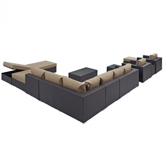 Convene 12 Piece Outdoor Patio Sectional Set